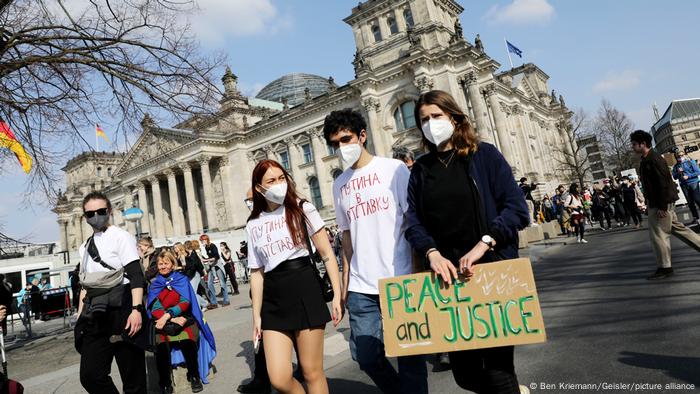 Schüler beim Klimastreik