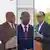 Les présidents Felix Tshisekedi,João Lourenço et Paul Kagame 