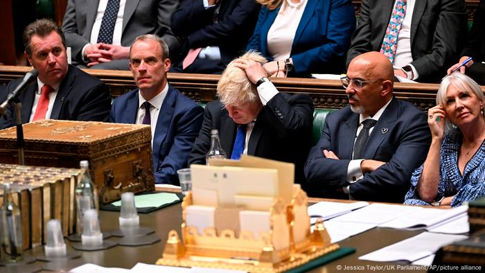 Boris Johnson im UK Parlament