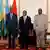Angola Luanda | Treffen der Präsidenten Kagame (L)  Lourenco (C) und Tshisekedi 