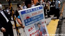 Japans Ex-Premier Shinzo Abe nach Attentat in Lebensgefahr