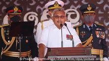 Sri Lankas Präsident nach Singapur geflohen
