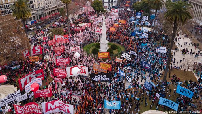 Argentinien, Buenos Aires | Protest gegen steigenden Inflation