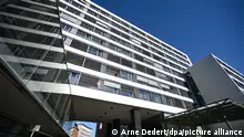 Im Frankfurter Gerichtsviertel liegt der Gebäudetrakt, in dem das Oberlandesgericht (OLG) Frankfurt und die Generalstaatsanwaltschaft ihren Sitz haben. (zu dpa «Kriegsverbrecher-Prozess gegen syrischen Arzt beginnt in Frankfurt») +++ dpa-Bildfunk +++
