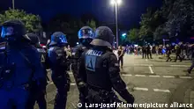 G20-Protest Welcome to hell in Hamburg, 06.07.2017. Polizei