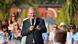 Olaf Scholz smiling, pointing at his elderly audience Olaf Scholz smiling, pointing at his elderly audience