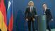 Slovenia's Prime Minister Robert Golob leaves a news conference after meeting German Chancellor Olaf Scholz in Berlin Slovenia's Prime Minister Robert Golob leaves a news conference after meeting German Chancellor Olaf Scholz in Berlin