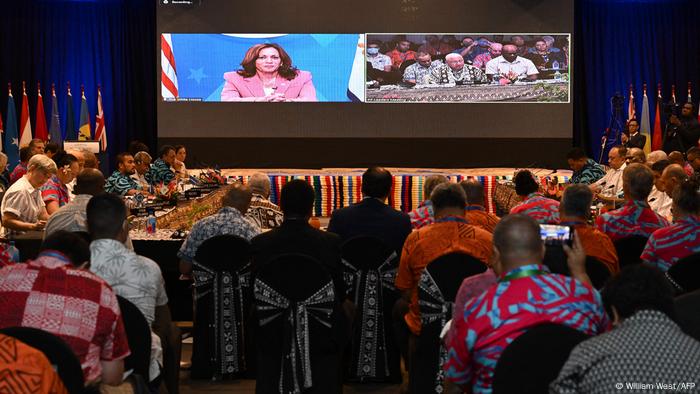 Fidschi Suva | Pacific Islands' Forum mit Videoschalte Kamala Harris