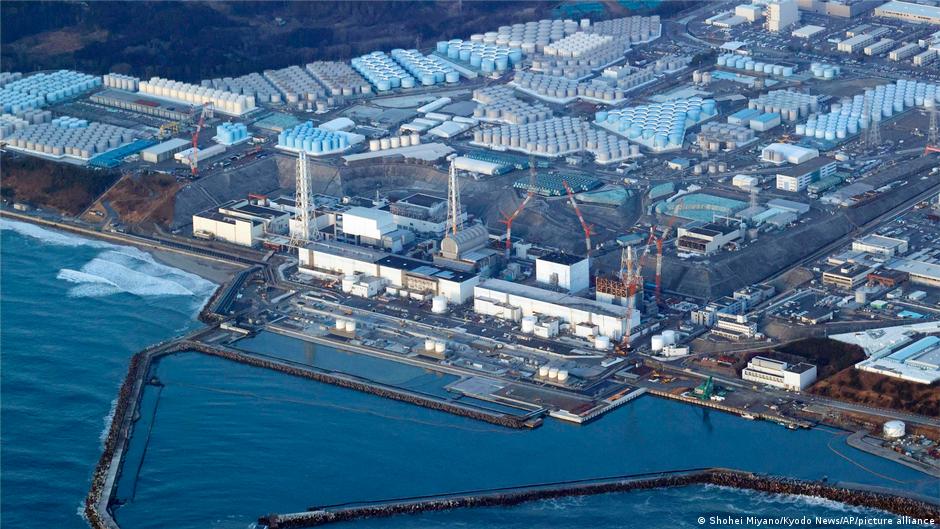 這是2022年3月17日福島第一核電站的航拍圖
