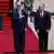 جو بایدن میان نخست‌وزیر و رئیس جمهوری اسرائیل، فرودگاه بن گوریون تل‌آویو، ۱۳ ژوئیه ۲۰۲۲