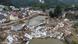 Foto mostra cidade destruída por enchente Foto mostra cidade destruída por enchente