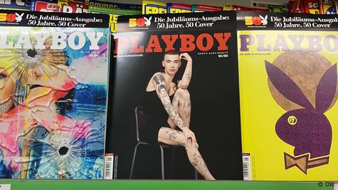 На обложке журнала Playboy появился мужчина, и парни негодуют