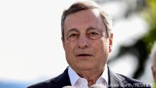 Mario Draghi kündigt Rücktritt an - der Staatspräsident lehnt ab