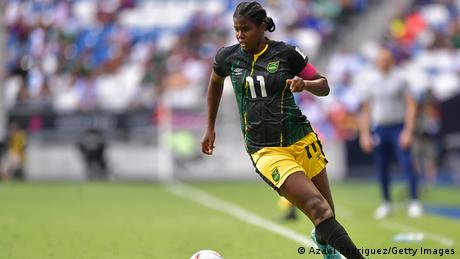Spielszene Khadija Shaw für Jamaika
