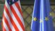 US, EU flags US, EU flags