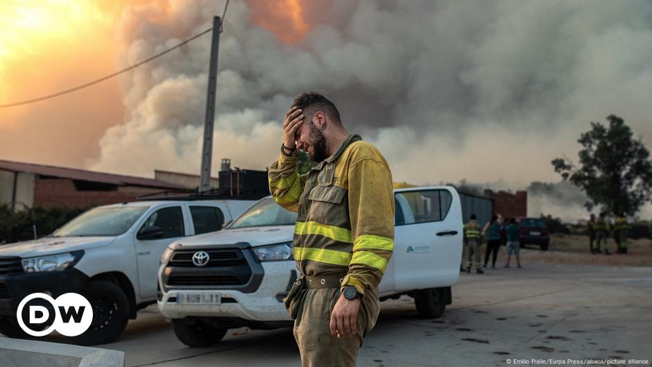 España: Unos 1.500 evacuados de localidades cercanas a Zaragoza por los incendios |  Noticias |  DW