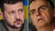 Imagens de Zelenski e Bolsonaro Imagens de Zelenski e Bolsonaro