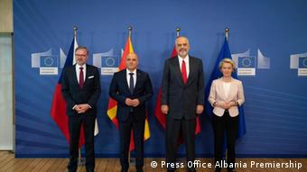 Brüssel Albanien und Nord-Mazedonien starten EU-Beitrittsverhandlungen