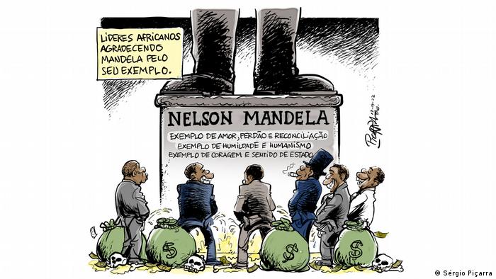 DW-Karikatur über den Internationalen Tag von Nelson Mandela