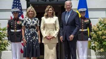 Зеленська з сім'єю Байденів у Вашингтоні 19 липня