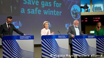 Belgien Brüssel | EU Hauptquartier - Ursula von der Leyen: Vorstellung des Gas Notfallplans