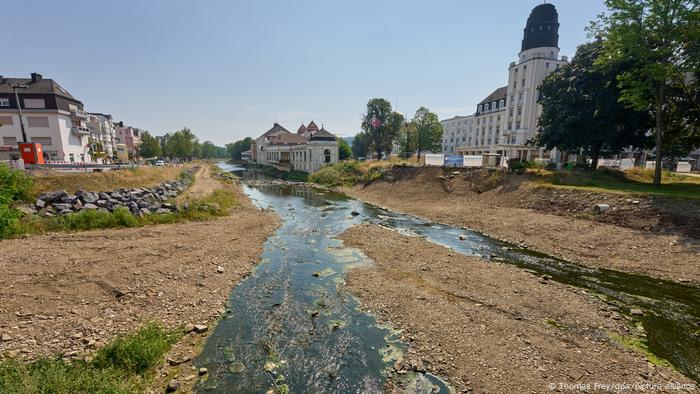 Низький рівень води в річках Європи через посуху