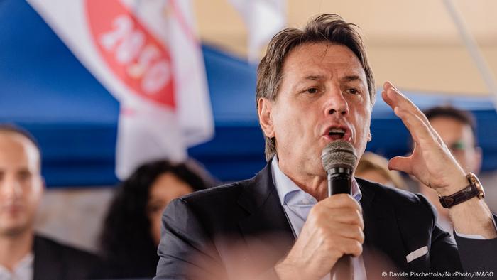 Der Vorsitzende der Fünf-Sterne-Bewegung, Giuseppe Conte