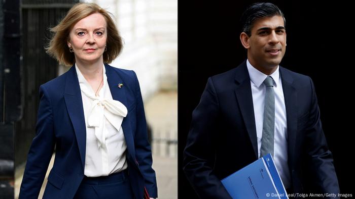 Liz Truss dhe Rishi Sunak 