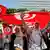 Protestas contra el reférendum en Túnez.