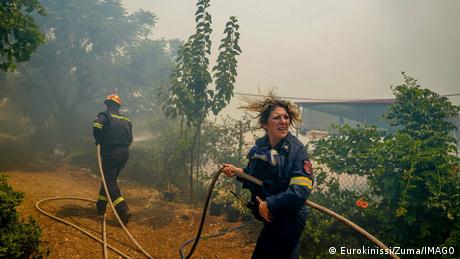 Griechenland | Waldbrand auf Lesbos
