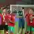 الحزن يخيم على لاعبات المنتخب المغربي بعد خسارة لقب كأس أمم إفريقيا لصالح جنوب إفريقيا - صورة بتاريخ 23 يوليو 2022