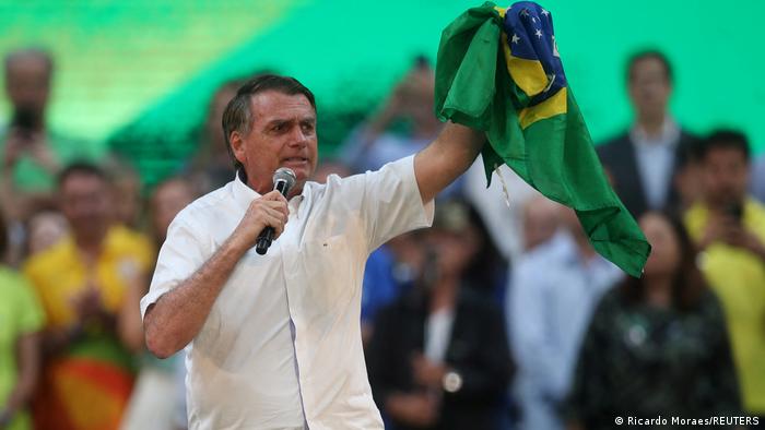 Brasiliens Präsident Bolsonaro startet seine Präsidentschaftskandidatur zur Wiederwahl in Rio de Janeiro
