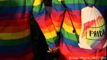 23.07.2022
People take part in the annual Christopher Street Day (CSD) LGBTQ Pride march, in Berlin, Germany, July 23, 2022. REUTERS/Dan Herrick NO RESALES. NO ARCHIVES