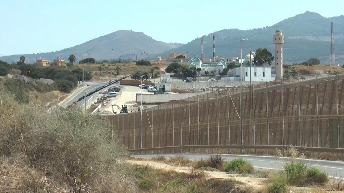 Ο φράχτης μεταξύ Μελίγιας και Μαρόκου