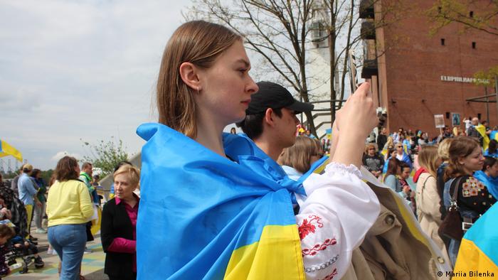 Ukraine Influencerin Mariia Bilenka 