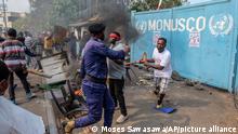 RDC: Protestos contra missão de paz podem constituir crime de guerra, diz ONU
