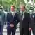 Les présidents français et camerounais Emmanuel Macron et Paul Biya