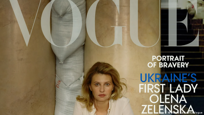 Ausschnitt des Vogue-Covers mit Olena Selenska.