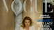 A Vogue cover with Olena Zelenska, a blonde woman A Vogue cover with Olena Zelenska, a blonde woman