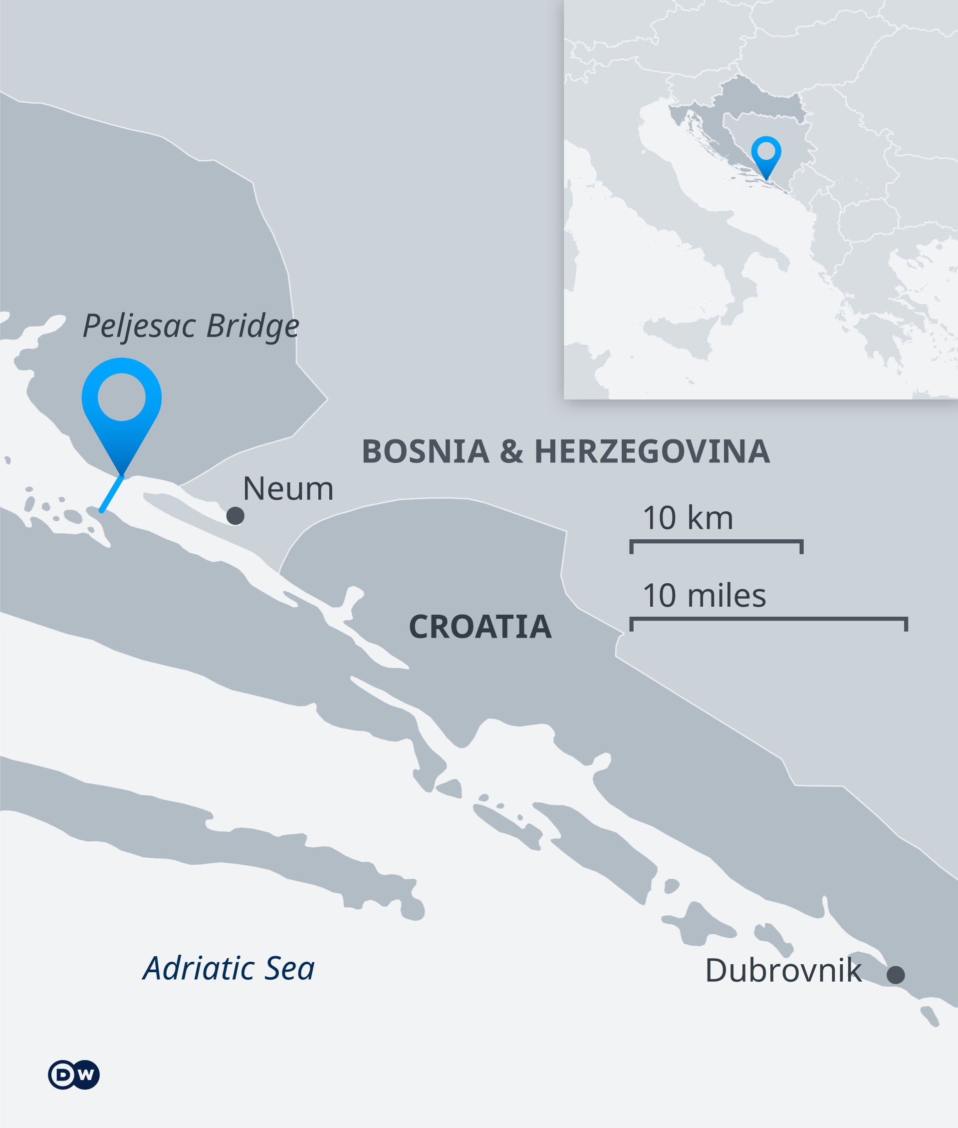 Croatia opens massive bridge bypassing Bosnia – DW