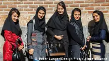 Portrait Of Five Young Women; Ardabil, Iran