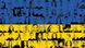 Several ros of photos of members of the Ukrainian Freedom Orchestra, top three lines in blue, lower 3 lines in yellow Several ros of photos of members of the Ukrainian Freedom Orchestra, top three lines in blue, lower 3 lines in yellow