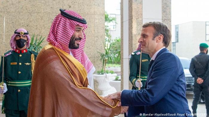  Mohammed bin Salman und Emmanuel Macron