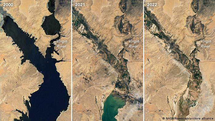 USA Lake Mead | Trockenheit und niedriger Wasserstand