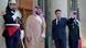 French President Emmanuel Macron, right, welcomes Saudi Crown Prince Mohammed bin Salman, left, for a dinner at the Elysee Palace in Paris French President Emmanuel Macron, right, welcomes Saudi Crown Prince Mohammed bin Salman, left, for a dinner at the Elysee Palace in Paris