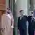 الرئيس الفرنسي إيمانويل ماكرون مع  ولي عهد السعودية محمد بن سلمان 