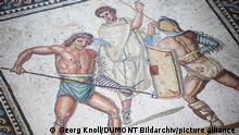 Nennig: Mosaiken im Roemischen Museum, Saarland