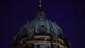 A view of the darkened Berlin Cathedral with its facade illumination turned off A view of the darkened Berlin Cathedral with its facade illumination turned off