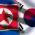 Flaggen von Nord- und Südkorea (Grafik: DW)