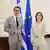 Ο Πρωθυπουργός Κυριάκος Μητσοτάκης με την υπΕξ Αναλένα Μπέρμποκ